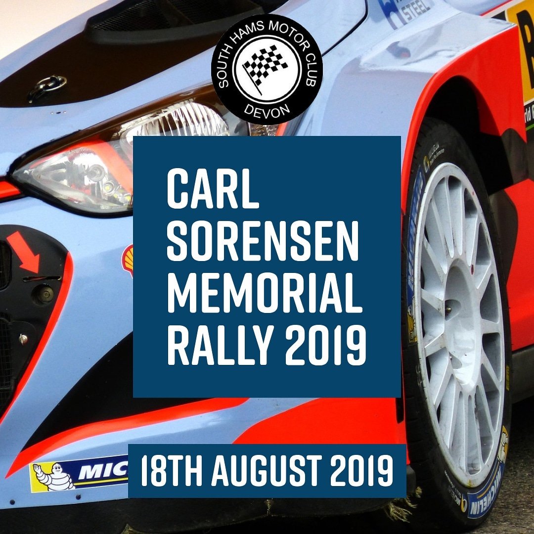 South Hams Motor Club are please to announce the Carl Sorensen memorial rally.

A One day stage rally held at RRH Portreath in Cornwall. 

55 stage Miles, 9 Stages £250 entry fee.

Regs and entries coming very soon.

#WRC #BRC #rally #rallying #RallyCars #hyundai #stagerally