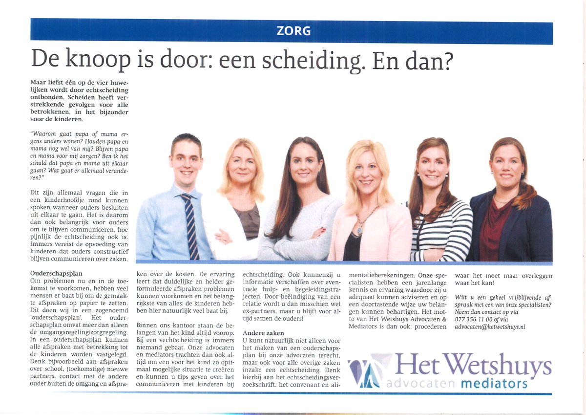 De knoop is doorgehakt: jullie gaan #scheiden. En dan? Lees ons artikel dat gisteren in de #VIALimburg stond over de gevolgen van een #echtscheiding en hetgeen er vervolgens geregeld moet worden. <a href="/delimburger/">De Limburger</a> <a href="/LimburgerZPF/">Dagblad de Limburger</a>