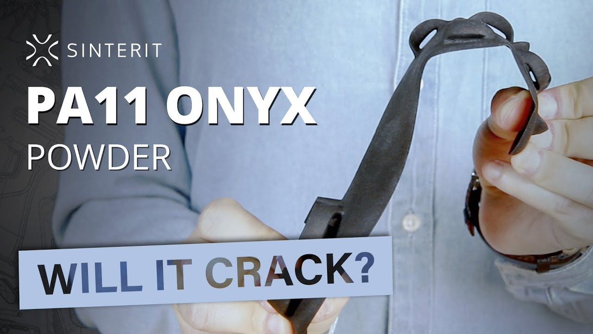 hermitsglen's tweet photo. Sinterit PA11 Onyx: the most durable SLS 3D printing material https://t.co/3WEcF50E9F #SLS #AdditiveManufacturing  #Sinterit #3Dprinting https://t.co/t5Qo5RHaC0