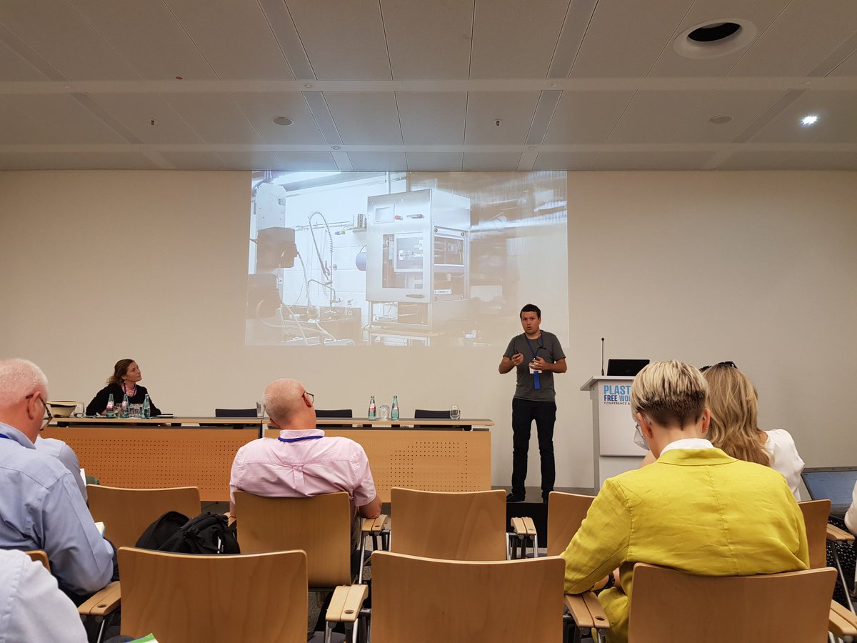 tra_venturing's tweet image. Fascinating. Pierre Yves Paslier talking about Nonpla. Congratulations on a brilliant concept to realisation product and thanks for sharing the origins. @PlasticFreeExpo @OohoWater