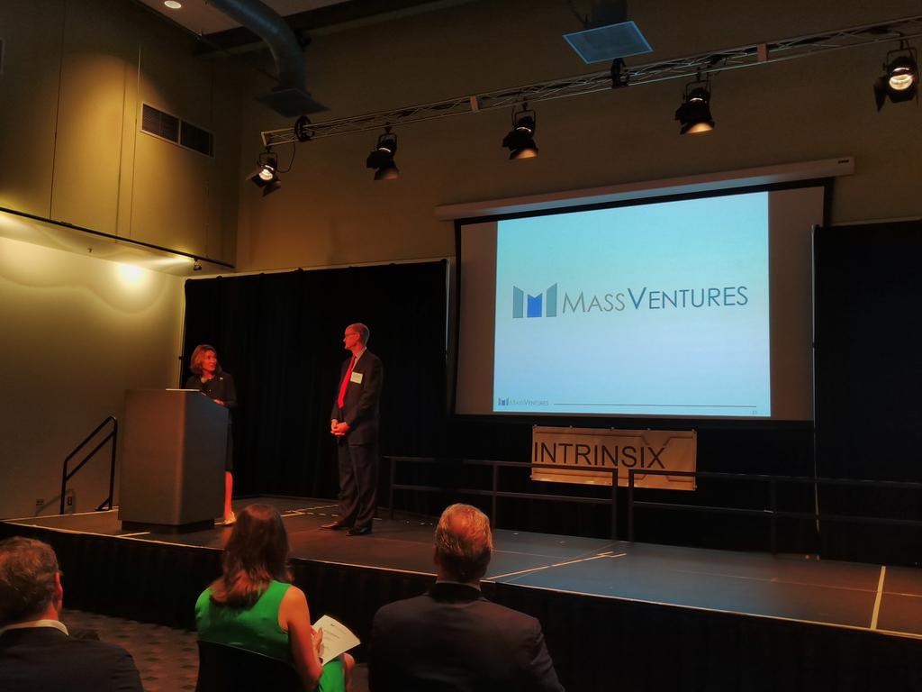 At the awards ceremony for Mass ventures START program. <a href="/massventures/">massventures</a> and <a href="/MassLtGov/">Lt. Governor Kim Driscoll</a> Thank you so much for your support!