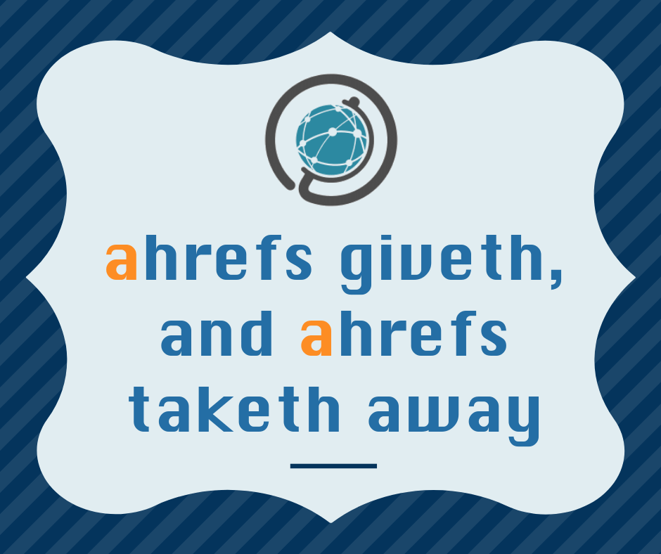 dom_cop's tweet photo. DomCop won't be supporting Ahrefs metrics anymore. Ahrefs changed their mind about our API access, three years after approving it.  

Such is life! 

https://t.co/mzAPuRcdfM https://t.co/CCzyDj8PIZ