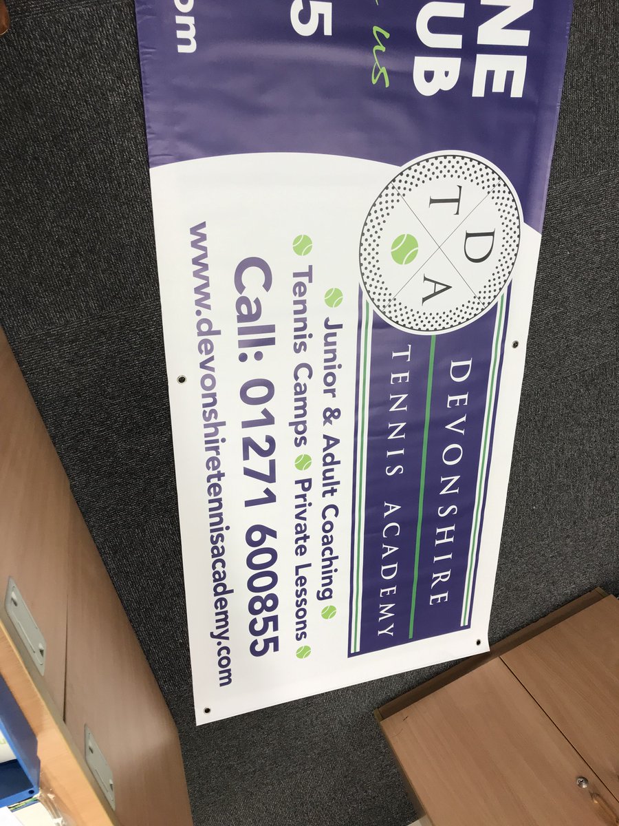 matrix_banners's tweet image. #vinylbanner #printed for Park Lane Tennis Club recently. It was so big I couldn't get it all in one shot! #devonprinters #northdevon