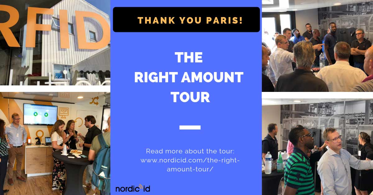 JuhaReima's tweet photo. Thank you Paris! The last two days have been the grand finale of "The Right Amount Tour" #roadshow. Read more about our roadshow: https://t.co/7KW36BfniA #RFID #supplychain #retail #inventory #accuracy #tracking #solutions #transparency https://t.co/q172lGKPF7