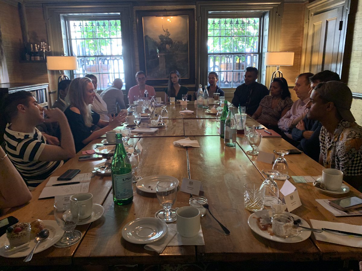 smichaelkor's tweet photo. Fantastic round table discussion on diversity and inclusion with @tradegovukUSA on LGBTQ Founders’ Trade Mission to NYC #LoveIsGREAT https://t.co/u3hAq4bTnO