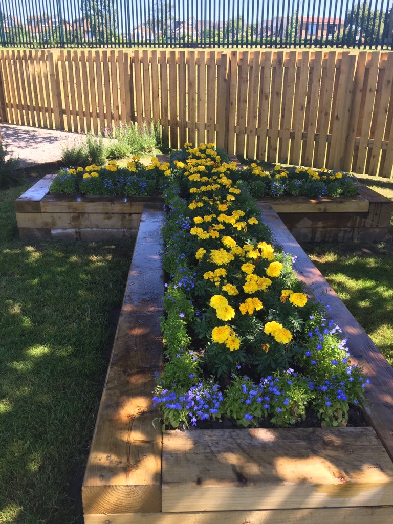 Our beautiful prayer garden on a sunny day. #perfect