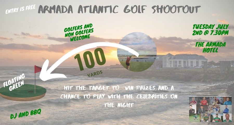 1onedoor's tweet photo. Get the #DDFIrishopen2019 week off to the best possible start . Join us @ArmadaHotel next Tuesday night from 7.30pm . Bring your A Game and be in with a chance to win some prizes. Free entry on the night #ArmadaAtlanticShootout https://t.co/FswascOjMO