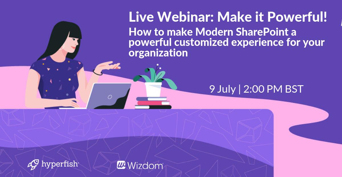 livetiles's tweet image. Join us on 9 July for a webinar to learn how to make your #ModernSharePoint Intranet more powerful by customizing it to meet your unique business requirements and user needs. Register here: ow.ly/dnBm30p0QGf #LiveTiles