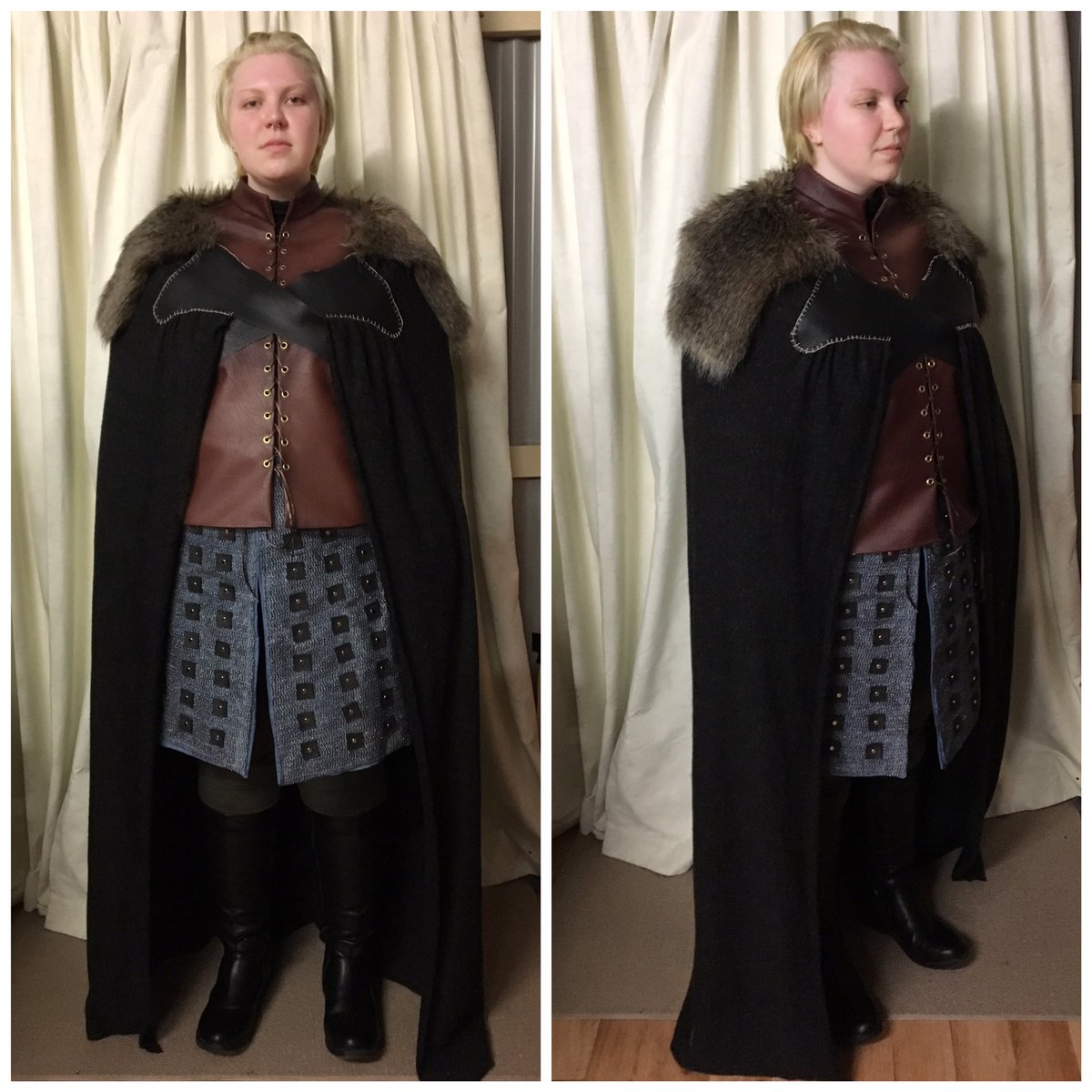 I’m so excited to show off my handmade Brienne of Tarth #cosplay this weekend at @SupanovaExpo in Perth!

I dyed my real (naturally very dark) hair for this! 

I’m only 5’11” so not quite the real height of @lovegwendoline but still tall enough I reckon ☺️

#GameOfThones