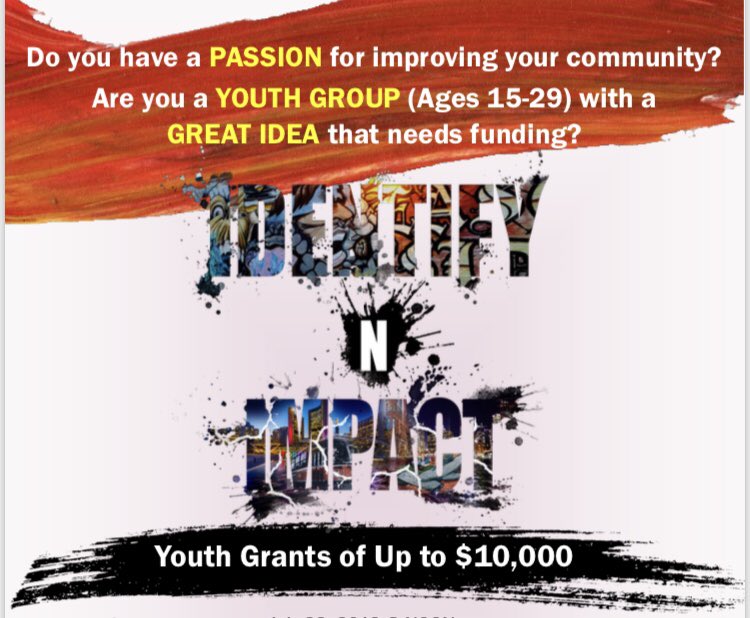 Are you a youth group with a great idea that needs funding? The Identify 'N' Impact (INI) Investment Funding Program Grant is now open for applications. The deadline is Monday, July 22nd @ 12:00 noon. toronto.ca/grants