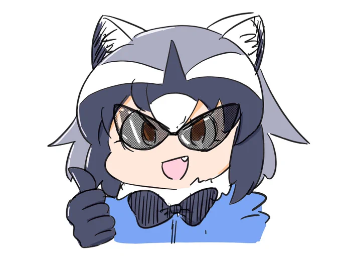 シックスねおんさんのアライグラさん 