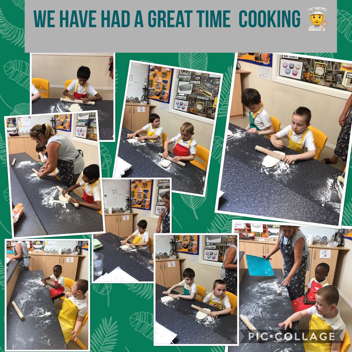 Rowan had lots of fun cooking with Mrs Whittaker 👨‍🍳👩🏻‍🍳 #rollingskills  #cooking