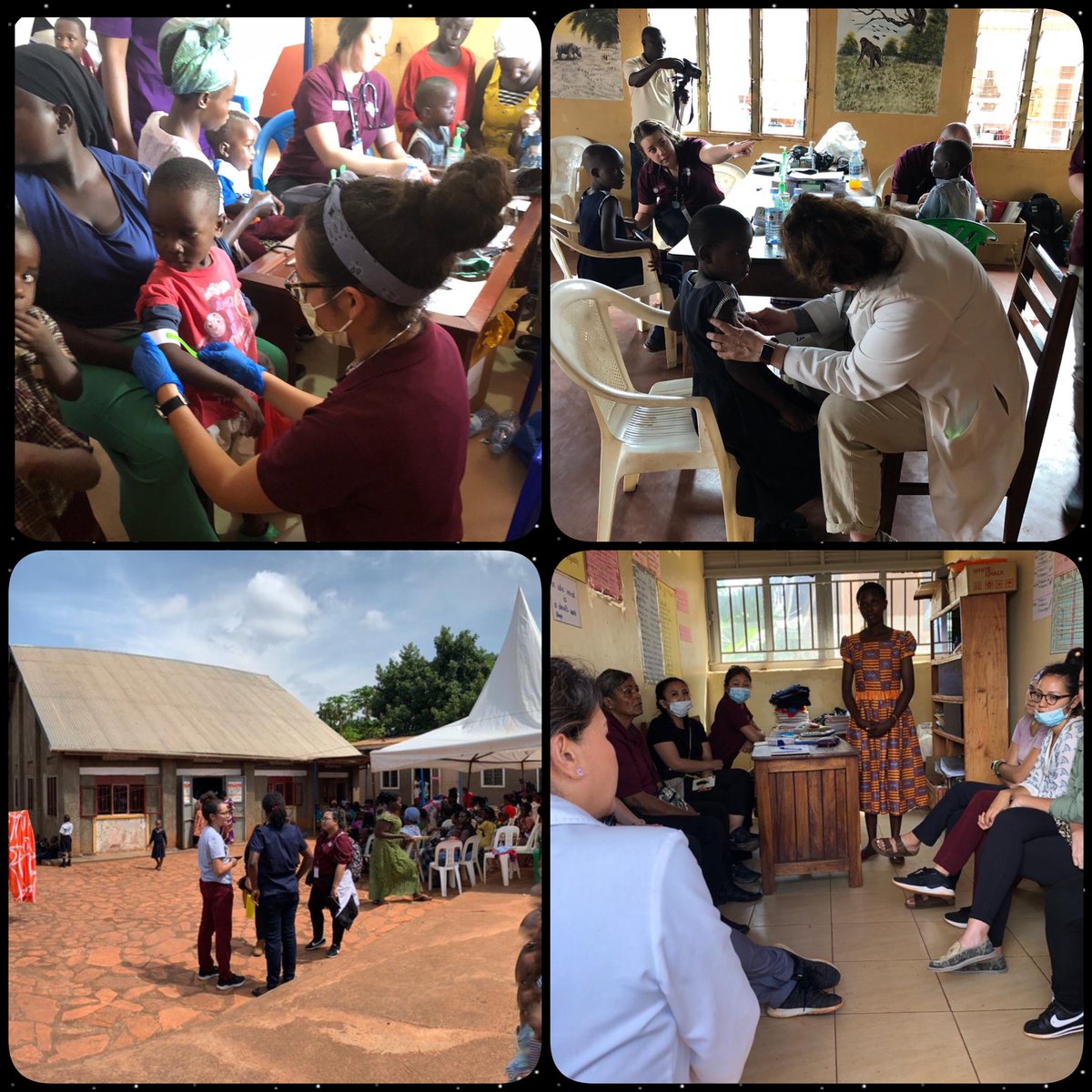 RosemanMedicine's tweet photo. It’s amazing to see faculty &amp; students from #RosemanUniversity College of #Nursing serving women &amp; children in need of medical care in #Uganda. 

#mindfulness #ThursdayMotivation #thursdaymorning #medicine  @CCMSNevada https://t.co/5KbMpddtQg