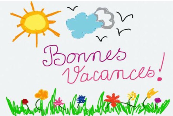 Les élèves et le personnel de l’école La Source vous souhaitent un bel été ensoleillé remplis de moments heureux en famille. Bonnes vacances