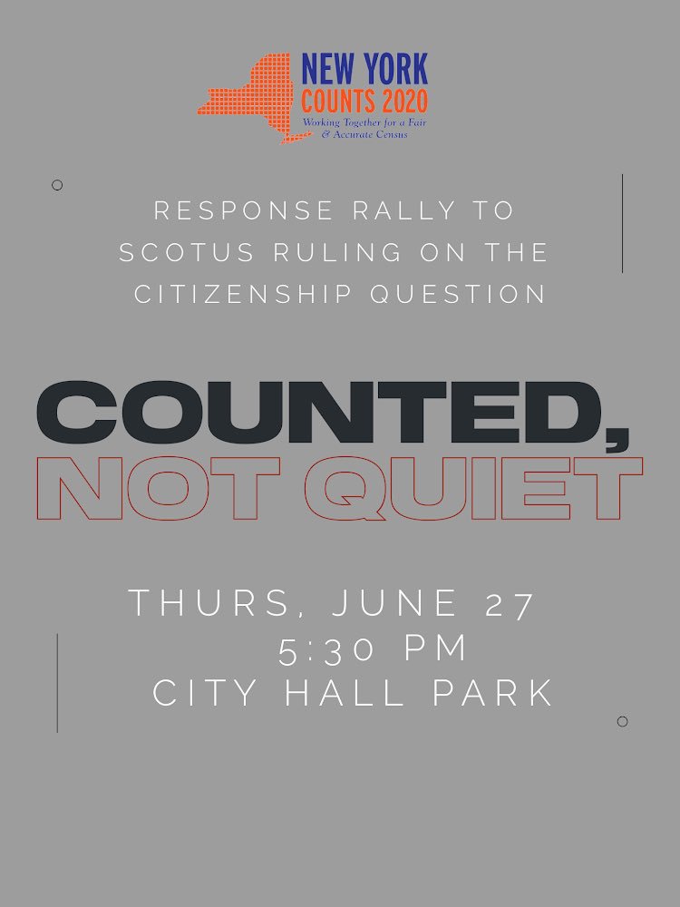 cpc_nyc's tweet photo. You can tune in too at @SCOTUSblog and JOIN US tonight at 5:30 at City Hall Park! #CountedNotQuiet #AAPI2020 #Census2020 #CountMeInNYC https://t.co/4WyQcrCkOF