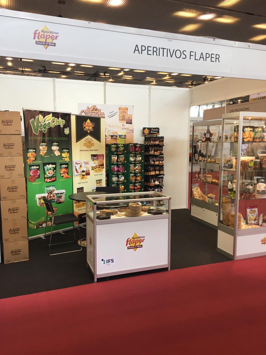 ApFlaper's tweet image. Jueves de feria!! Arranca #Snackex2019 con un montón de novedades, no te lo pierdas y ven a visitarnos a nuestro Stand 702! Te esperamos 🤗 #Snacks #Nuts #Barcelona #España