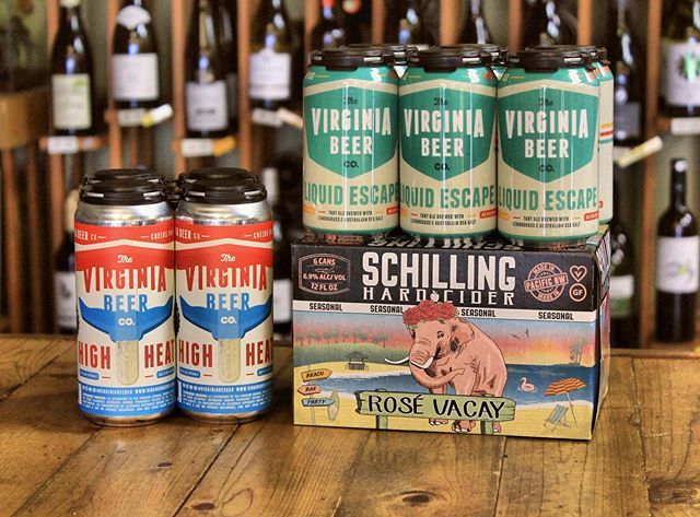 defleswinkel's tweet photo. Look at all this summer in liquid form!
Fresh in the shop:
@virginiabeerco #HighHeat IPA
And #LiquidEscape Tart Ale
And @schillingcider #RoseVacay - a crisp Rose Cider https://t.co/M4MyhNfk8b https://t.co/uEbYtuwWqv