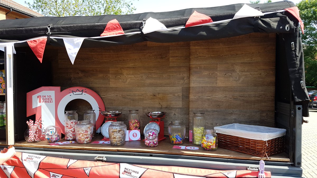 Great to see <a href="/Marriott/">Marriott Hotels</a> at @CTEPartners Taunton today for the Sweet Van Drop. Thanks for coming