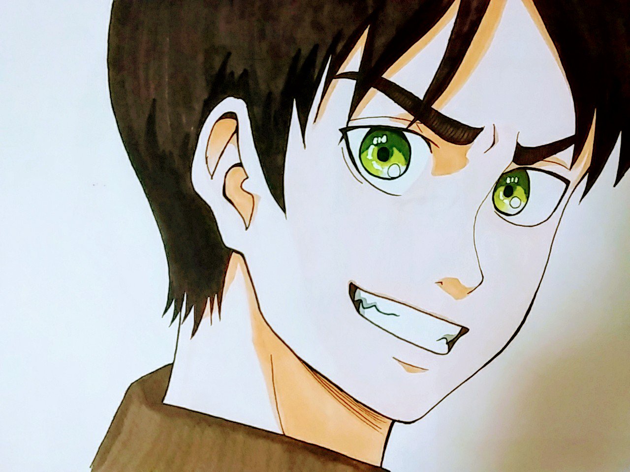 ゴミ絵師参上 昔のエレンが懐かしいなぁ ネタバレ注意 進撃の巨人 エレン 描いてみた イラスト 絵描きさんと繋がりたい 進撃の巨人好きと繋がりたい T Co Vi0jvs005r Twitter