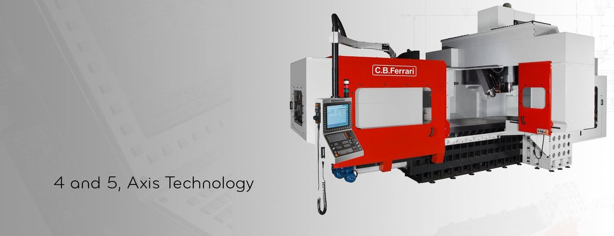 FerrariInc's tweet photo. The D series models can be equipped with a wide range of electro-spindles and axis configurations. The newest option is a Bi-Directional Spindle head. #5axis #milling #spindle #manufacturing #machining https://t.co/jJUmvpXqqm https://t.co/MpBa74YCJA