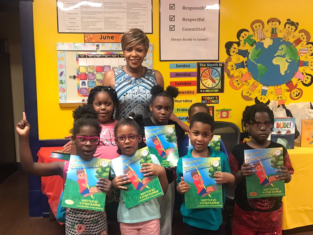 KRsKlassroom's tweet photo. I had an awesome time reading to Arrow Academy students today as part of their #readtobeready program. #katinasklassroom #read #withbooksyoucangoplaces The kiddies got copies of my book and wristbands. https://t.co/f3NrjUeNH9