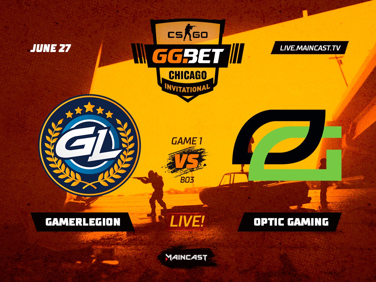 🤠 @TeamGamerLegion and @OpTicGaming are going to decide which team is stronger. Right now on our stream!

📺 bit.ly/2RyaVS5       
🎙<a href="/dinkotv/">Adam Hawthorne</a> &amp; <a href="/vENdettaCSGO/">vENdetta</a>  

#maincast #CSGO