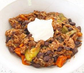 Turkey &amp; Black Bean Burrito Bowl motivationskitchen.wordpress.com/2019/06/27/tur…