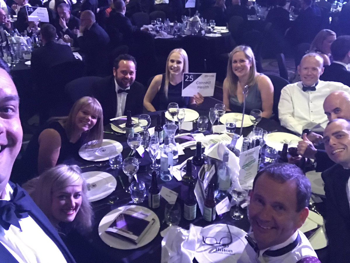 leejonali's tweet photo. Team @Connect_Health_   @LisaHRDConnect  @wilkesy49 looking forward to tonight’s awards @NEA_Awards ! #beeinspired #finance  #NEAA2019 https://t.co/v4FZVZyO13