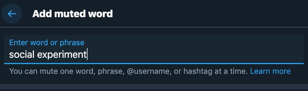 Mute: Social Experiment