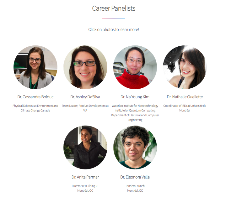 solvewithvia's tweet photo. Catch VIA’s Ashley DaSilva RIGHT NOW on the Alternative Careers Panel at the @wipc2019 conference tonight at @mcgillu! #wipc2019 https://t.co/uvAUm6pX8n