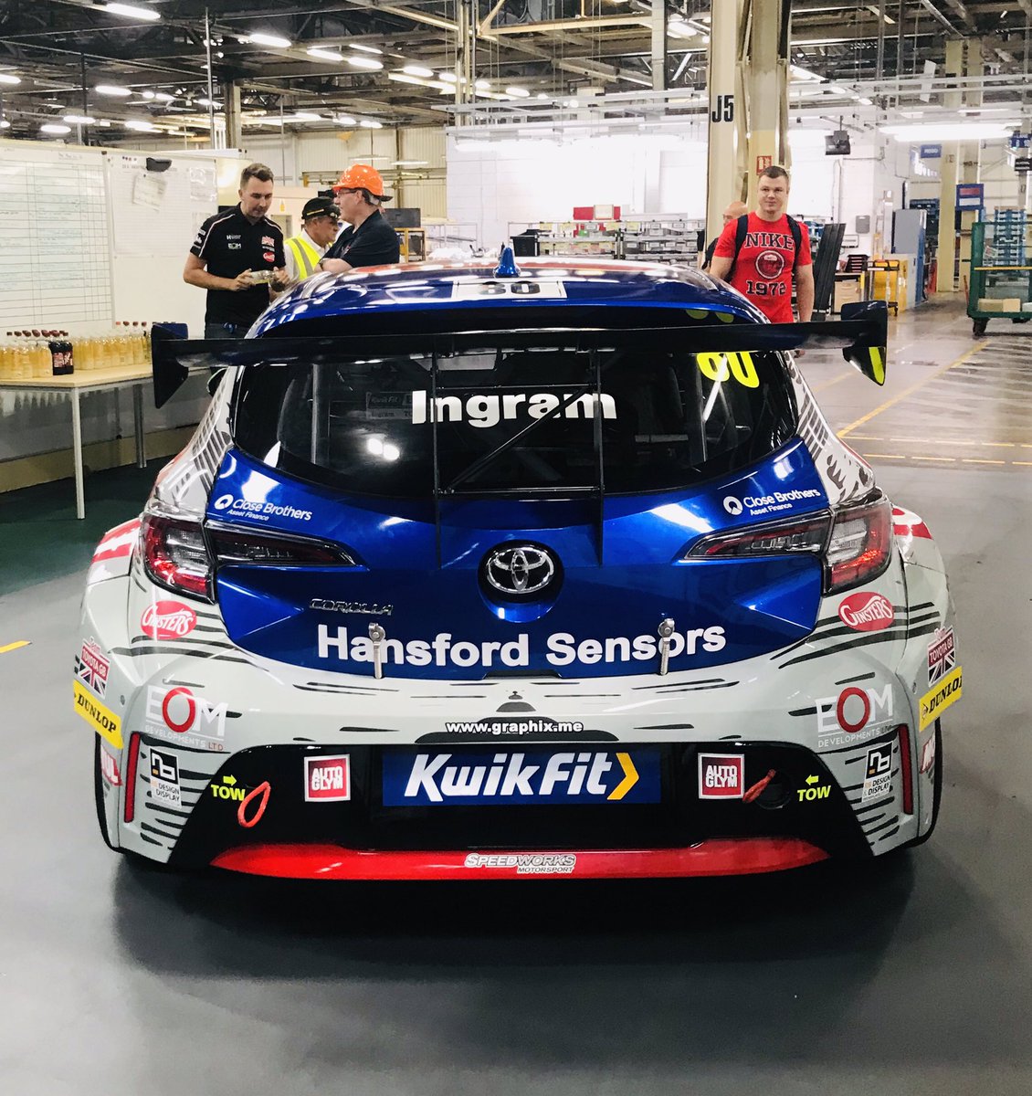 natpritch's tweet photo. Great to meet you today @Tomingram80 at @ToyotaUK #EnginePlant #Deeside good luck for Sunday to you and all the team @SpeedworksMS #Corolla #BTCC @BTCC @Oulton_Park https://t.co/Rl0Qu8b9B5
