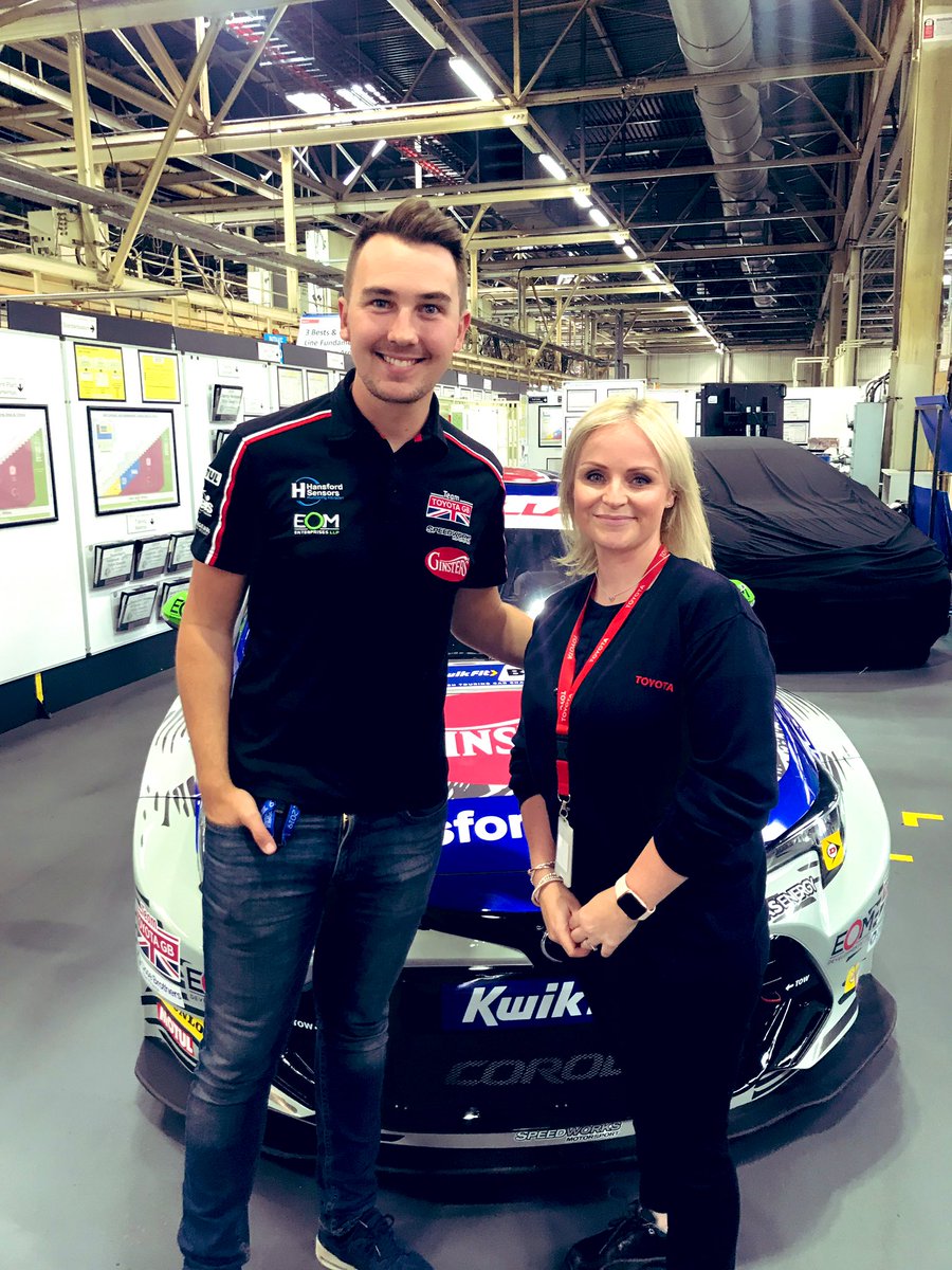 natpritch's tweet photo. Great to meet you today @Tomingram80 at @ToyotaUK #EnginePlant #Deeside good luck for Sunday to you and all the team @SpeedworksMS #Corolla #BTCC @BTCC @Oulton_Park https://t.co/Rl0Qu8b9B5
