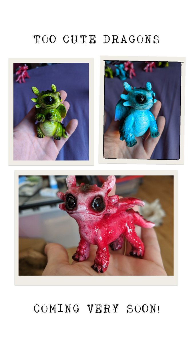 More cuteness! Be sure to favourite my Etsy shop to be the first to see when they're for sale!

etsy.com/uk/shop/FHGWed…

#wedding #weddingcake #caketoppers #dragons #alternativeweddings #weddinginspiration #weddinginspo