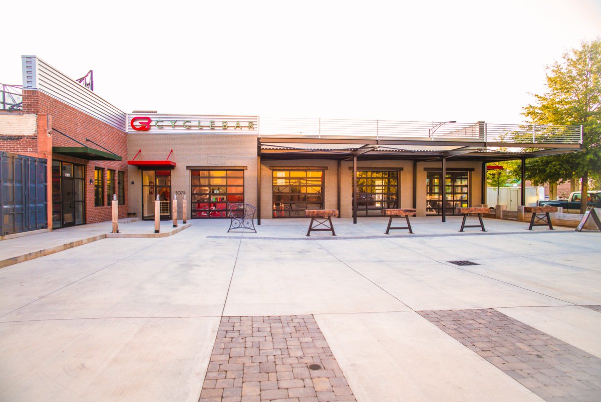 Throwback Thursday to The CycleBar Greenville, the place that encourages you to be your best self! Check out our website to read more about this awesome project. #yeahthatcyclebar #HarperGC #webuildtrust #cyclebar