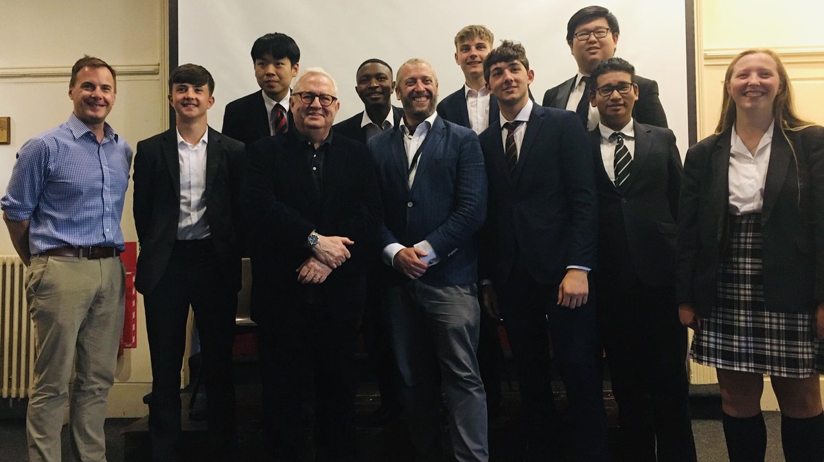DovColMedia's tweet photo. Just some of the inspirational @DoverCollege media students with the legendary Executive Producer Michael Kuhn @QwertyFilms . To hear their productions compared to the making of Fargo is only going to spur them on to even greater things. https://t.co/uHkzBTaqAp
