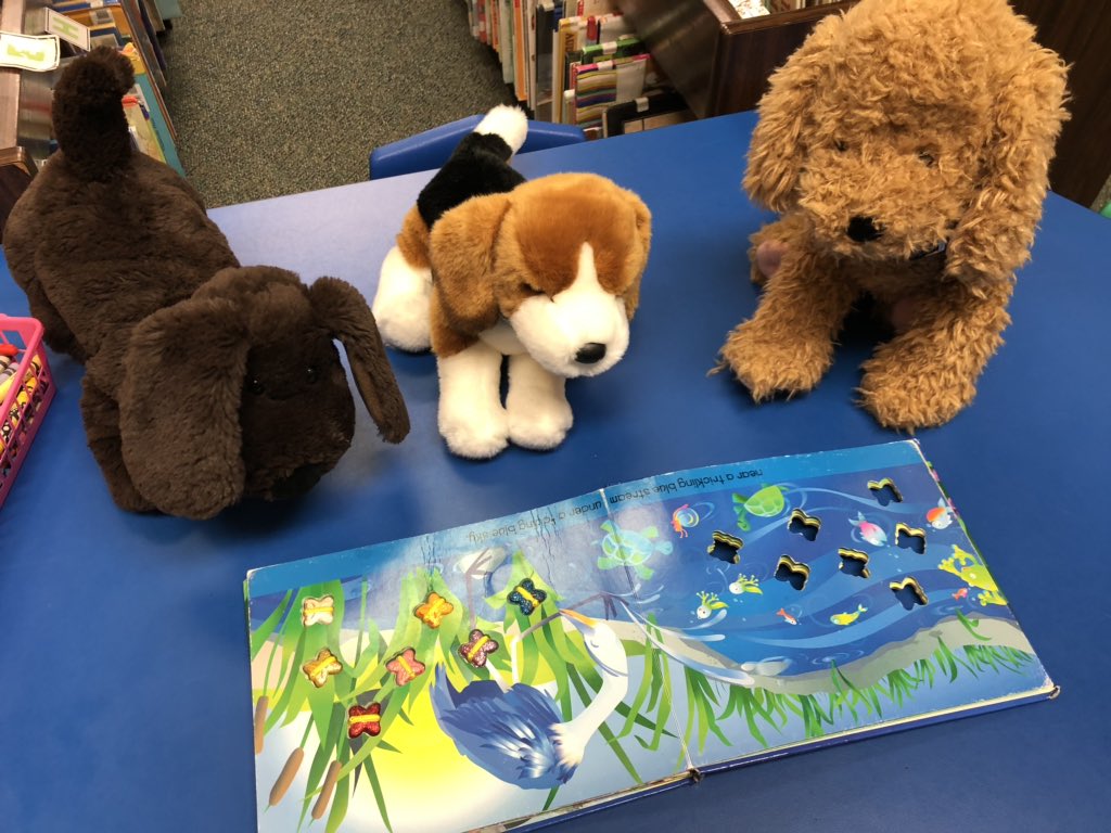ERPublicLibrary's tweet image. We have a new pup! This pretty little beagle loves to read and be read to! He’s all ready to be checked out to be read to!