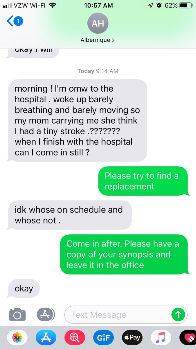 D_Coy22's tweet photo. When you’re literally dying but you need this job https://t.co/GVBiff66yI