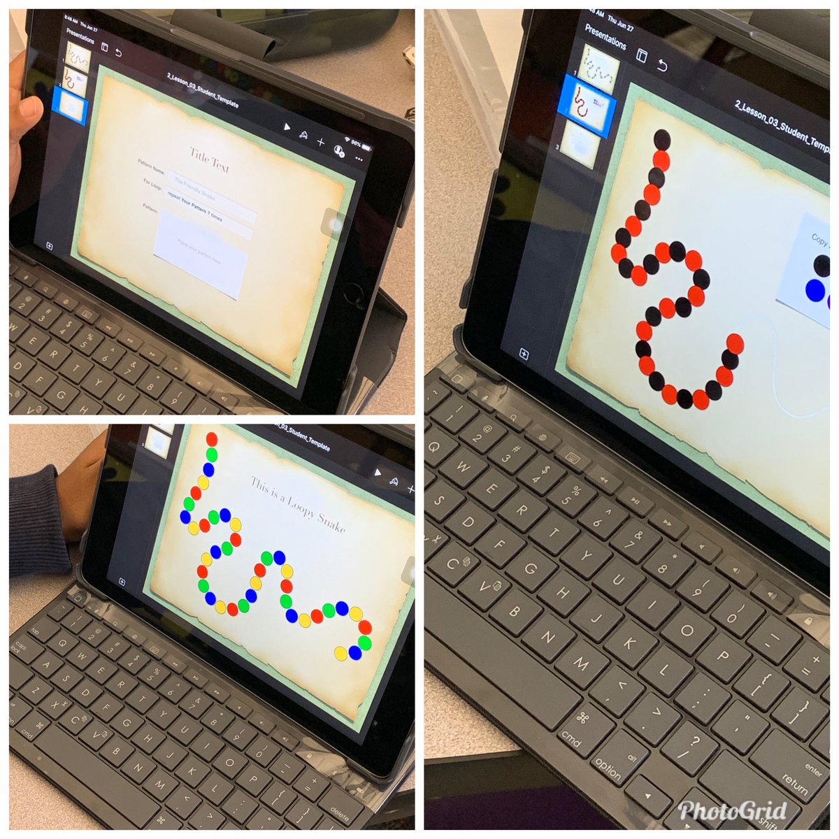 MsAyersGrad's tweet image. Using “Loopy Snake” to understand that coding uses patterns called, “For Loop”. @Alexander_AISD @AliefTech #AliefCodingCamp #EveryoneCanCode #EveryOneCanCreate