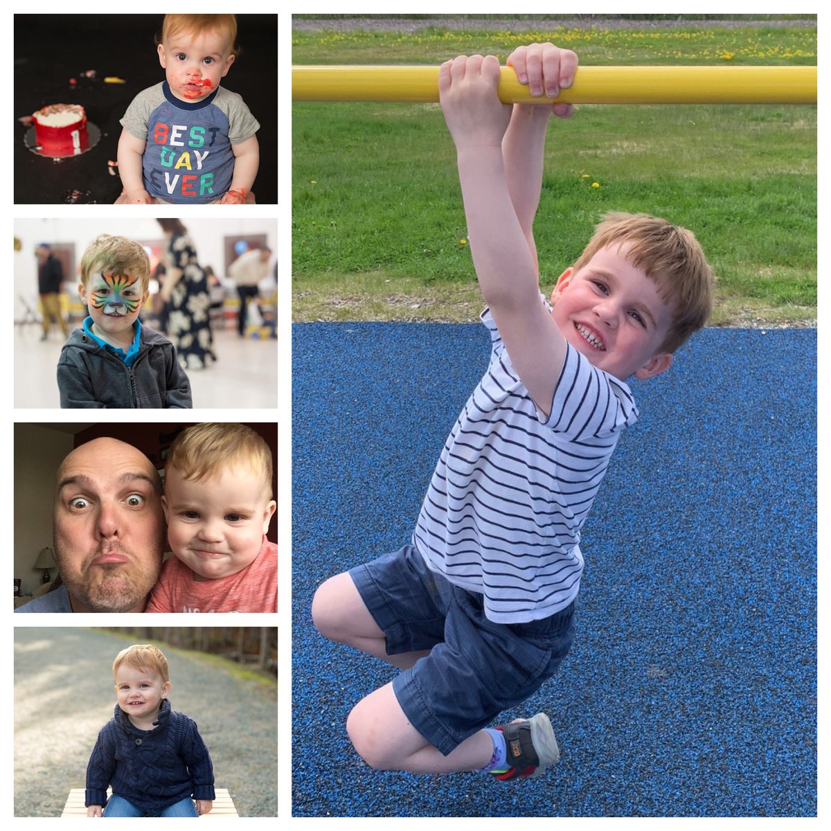 Happy 4th  Birthday to my clown Reece! You are one of the most comical people ever!