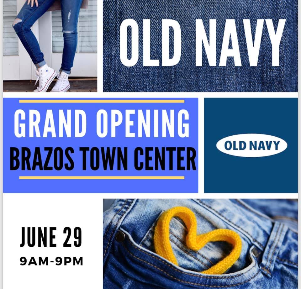 NQ_Properties's tweet photo. #OldNavy at #BrazosTownCenter in #RosenbergTX opens Saturday 6/29 9am #newquestproperties #NQProps #txcre #commericalrealestate https://t.co/GN5KeEFOvm