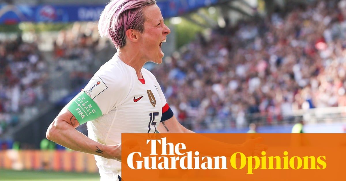 modelselfesteem's tweet photo. The women's world cup is in full force.  Much respect to all of the players - what a journey.  Today, a shout out to the amazing Megan Rapinoe - 
https://t.co/k6SvxAhKJx https://t.co/8kbrD2PUEy