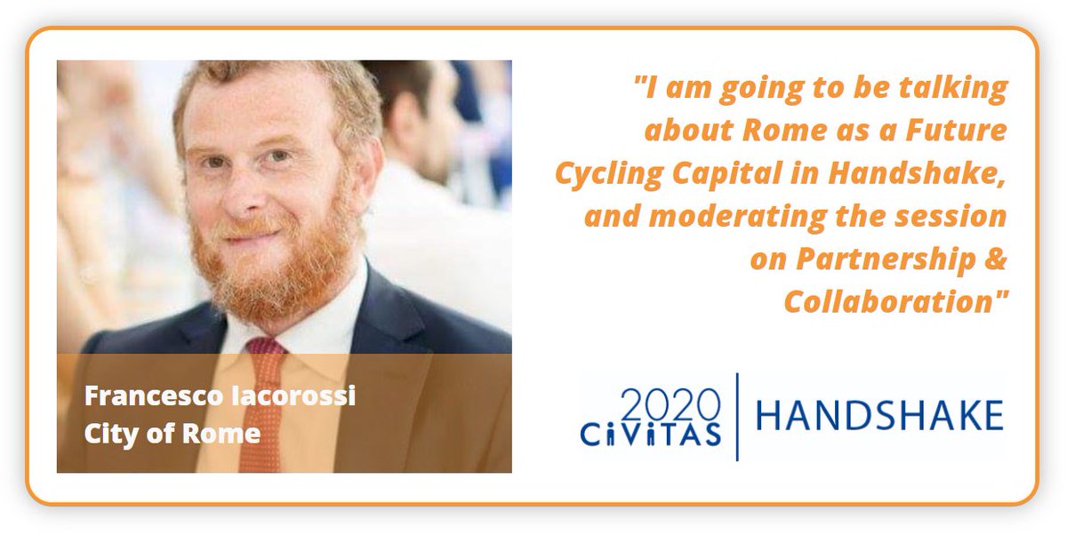 Handshake_EU's tweet photo. ‼️Get ready for Friday's special plenary at Velo-city featuring 4️⃣ @Handshake_EU 🚲 cities working together to strive & succeed
🤝Rome @francis_rojo_
🤝Gtr Manchester @Chris_Boardman
🤝Copenhagen @karinaehl
🤝Dublin @DubCityCouncil
9am https://t.co/fO5oMCJC51 #handshakeVC #VC19 https://t.co/pRnhOvTFJB