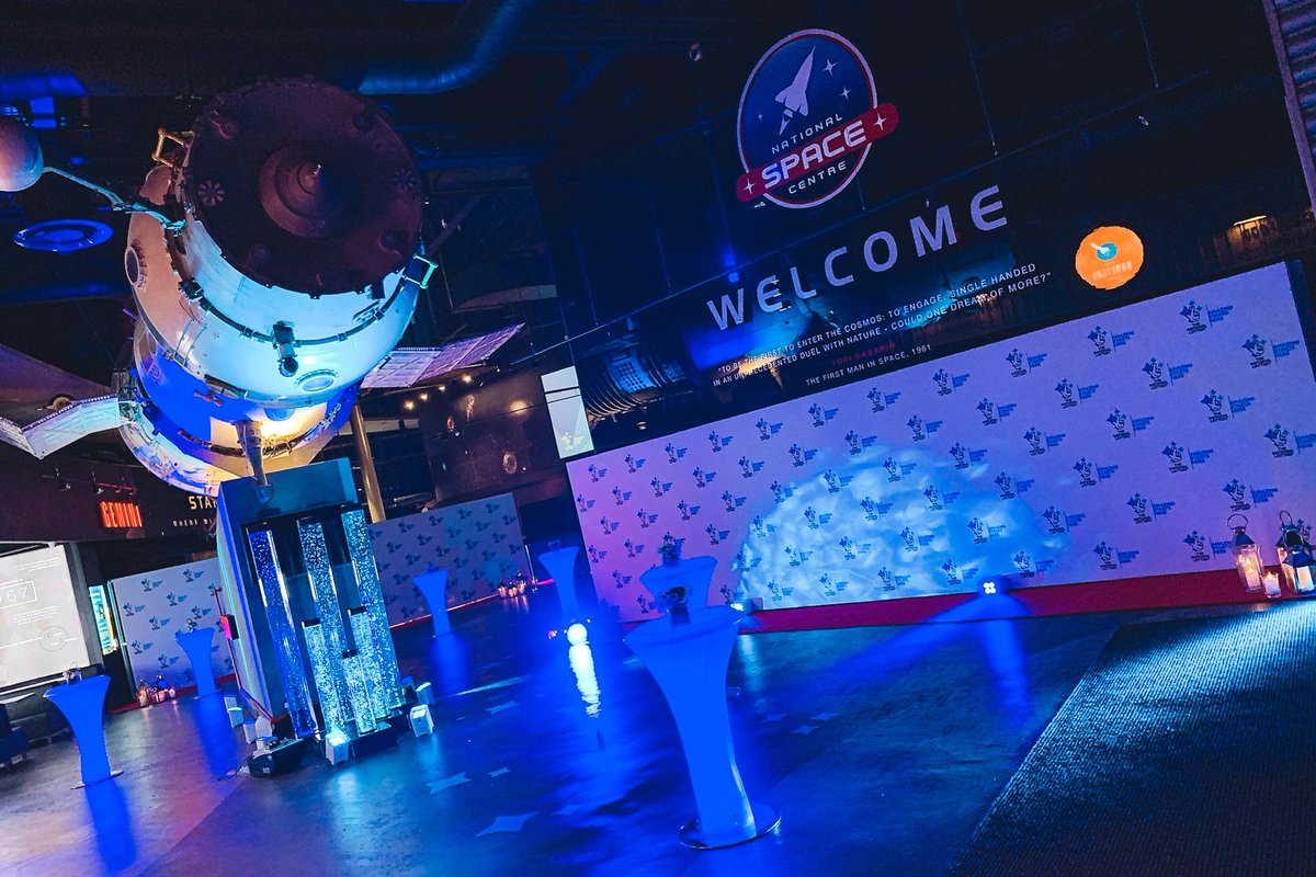 Two of our 8m step and repeat backwalls on display at the National Space Centre. #exhbitions #display #design #print