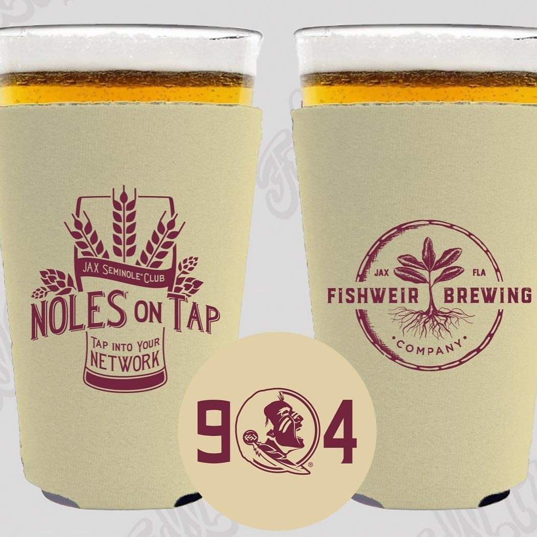 JaxNolesClub's tweet photo. No one likes WARM BEER. 🍻As part of your ticket, you’ll get this pint koozie at our NOLES on Tap networking event on July 23rd at @fishweirbrewing
https://t.co/X03dFW3yZc
#koozie #beersweater #nolesontap #jaxnolesclub #jaxyoungprofessionoles https://t.co/To8qiSs0Xa