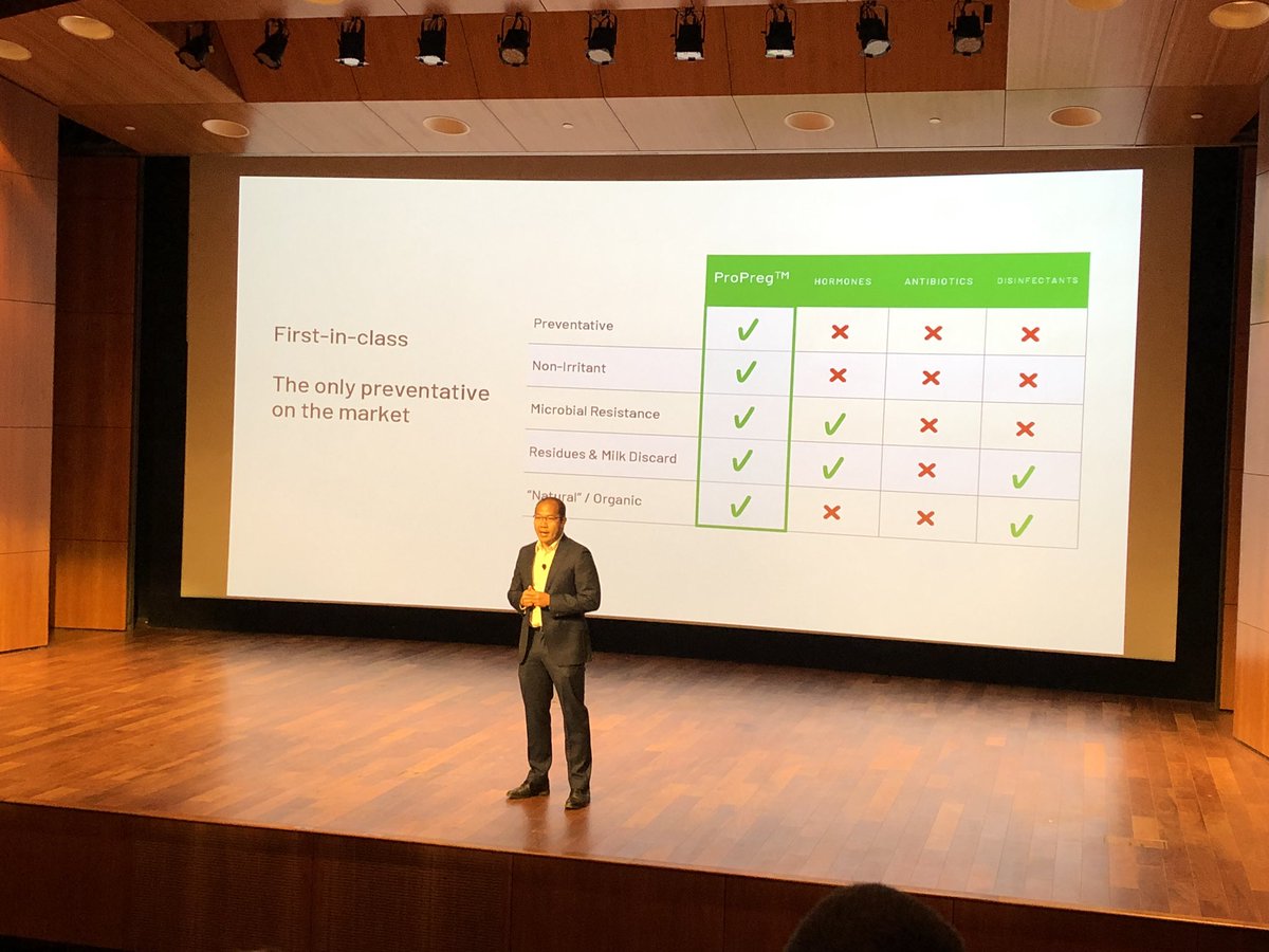 dfamilk's tweet photo. First in class and the only preventative on the market, Heathy Cow’s ProPreg is a forward-thinking resource created with dairy farmers in mind. #DFAAccelerator #PowerKC @SprintAccel https://t.co/2i3QrofP3q