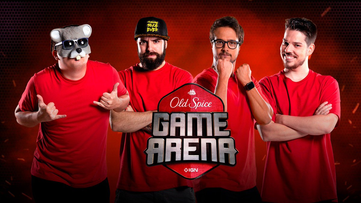 É HOJE GUYS!
SEGUNDA ETAPA! Campeonato da <a href="/OldSpiceBrasil/">Old Spice Brasil</a> ao vivo do studio nos canais da IGN Brasil 19h00! JUST DANCE e outro jogo que seremos desafiados pela <a href="/DianaZuski/">Diana Zambrozuski</a> - não esquece de usar a tag no chat #TIMETHEDARKNESS  ❤️ - #oldspicegamearena