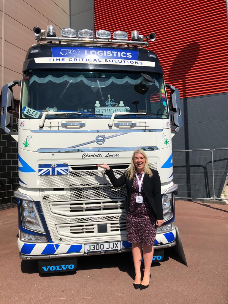 Here at @TalentinLog at MK Arena with my very own personalised truck!  #logistics #supplychain #transport <a href="/JJXLogistics/">JJX Logistics</a>