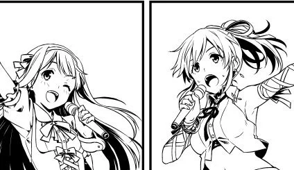 凛々しい美奈子と元気いっぱいの琴葉が描きたくて… 