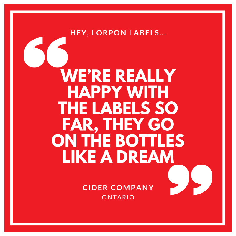 LorponLabels's tweet photo. #owntheshelf #customlabels #ciderlabels #testimonial #likeadream https://t.co/bocVNIX0d2