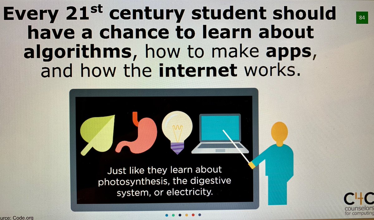 bossungcj's tweet image. EVERY student needs encouragement and access to opportunities in Computer Science education and careers! #CSforAllPASummit #CSforAll #CSForAllPA #NCWITC4C